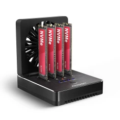 Док-станція Axagon ADSA-M2C44 USB4 для 4 M.2 NVMe SSD з клонуванням (8595247909381)