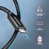 Кабель Axagon BUCM4X-CM05AB USB-C на USB-C 4 Gen 3x2 240 Вт 0.5 м (8595247909404)