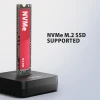 Док-станція Axagon ADSA-M2C11L USB-C 10 Гб/с для M.2 NVMe SSD (8595247909534)