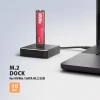 Док-станція Axagon ADSA-M2C11 USB-C 10 Гб/с для M.2 NVMe | SATA SSD (8595247909596)