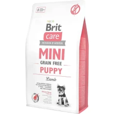 Сухий корм для цуценят міні порід Brit Care Mini Grain-Free з ягням 7 кг (8595602520152)