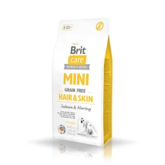 Сухий корм для собак Brit Care Mini Grain-Free Hair & Skin з лососем і оселедцем 2 кг (8595602520220)