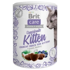 Ласощі для кошенят Brit Care Superfruits з куркою 100 г (8595602521425)