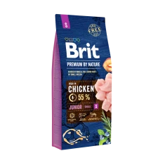 Сухий корм для цуценят Brit Premium by Nature Junior S з куркою 8 кг (8595602526246)
