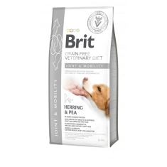 Ветеринарна дієта сухий корм для собак Brit Grain Free Joint & Mobility з оселедцем і горохом 2 кг (8595602528257)