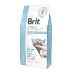 Ветеринарна дієта для котів Brit Grain Free Obesity з куркою 2 кг (8595602528479)