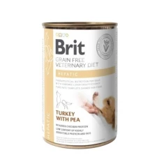 Вологий корм для собак Brit veterinary Diet Hepatic з індичкою 400 г (8595602536030)