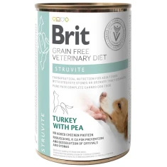 Вологий корм для собак Brit veterinary Diet Struvite з індичкою 400 г (8595602536078)