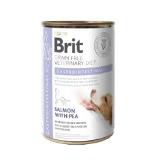 Вологий корм для собак Brit veterinary Diet Gastrointestinal з лососем 400 г (8595602536153)