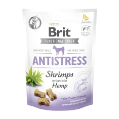 Ласощі для собак Brit Care Dog Functional Snack Antistress з креветками 150 г (8595602539987)
