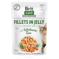 Влажный корм для кошек Brit Care Wholesome с тунцом в желе 85 г (8595602540556)