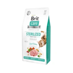 Сухой корм для кошек Brit Care Grain-Free Sterilised Urinary Health с курицей 400 г (8595602540747)
