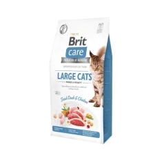 Сухой корм для кошек Brit Care Grain-Free Large Cats Power & Vitality с уткой и курицей 2 кг (8595602540914)
