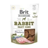 Ласощі для собак Brit Jerky Rabbit Meaty Coins з кроликом 80 г (8595602543779)