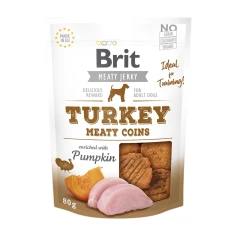 Ласощі для собак Brit Jerky Snack з індичкою та гарбузом 80 г (8595602543816)