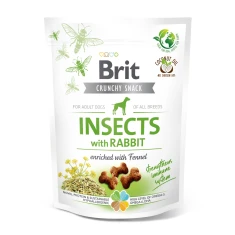 Ласощі для собак Brit Care Crunchy Cracker з комахами та кроликом 200 г (8595602551460)