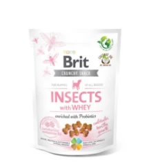 Ласощі для цуценят Brit Care Dog Crunchy Cracker Puppy Insect 200 г (8595602551514)