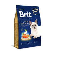 Сухий корм для котів Brit Premium By Nature Adult з лососем 1,5 кг (8595602553136)