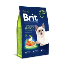 Сухий корм для стерилізованих котів Brit Premium Sterilised з лососем 1,5 кг (8595602553174)