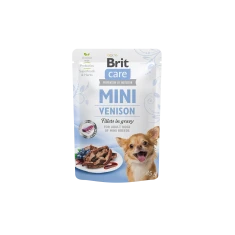 Вологий корм для собак Brit Care Mini з олениною 85 г (8595602554867)