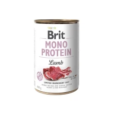 Вологий корм для собак Brit Mono Protein з ягням 400 г (8595602555369)