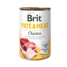 Консерва для собак Brit Paté & Meat з куркою 400 г (8595602557417)