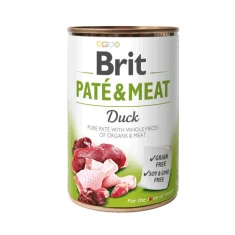 Консерва для собак Brit Paté & Meat з качкою 400 г (8595602557424)