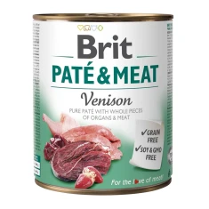 Вологий корм для собак Brit Paté & Meat з дичиною 800 г (8595602557578)