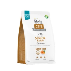 Сухий корм для собак Brit Care Grain-Free Senior & Light беззерновий з лососем 3 кг (8595602558933)