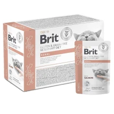 Вологий корм для котів Brit VD Renal 12 шт x 85 г (8595602566754)