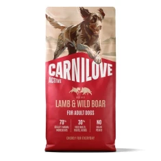 Сухой корм для активных собак CARNILOVE Active Dog с ягненком и диким кабаном Adult 12 кг (8595602581139)