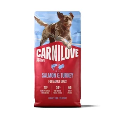Сухий корм для собак CARNILOVE Active з лососем і індичкою 12 кг (8595602581252)
