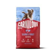 Сухий корм для цуценят CARNILOVE Active з лососем і індичкою 4 кг (8595602581368)