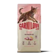 Сухий корм для стерилізованих котів CARNILOVE True Fresh з індичкою 2 кг (8595602582129)