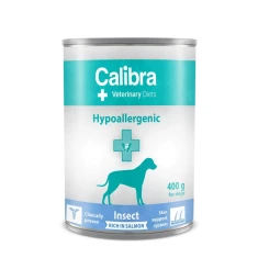 Ветеринарна дієта для собак Calibra Hypoallergenic з комахами та лососем 400 г (8595706702133)