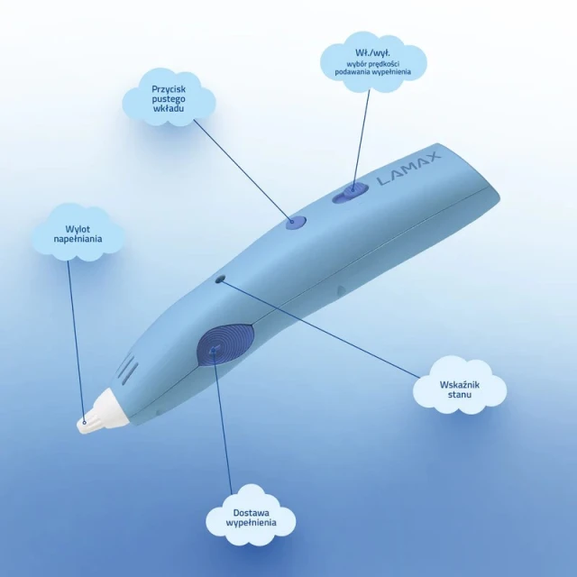 3D-ручка Lamax ArtKid1 Blue (8595724901648)