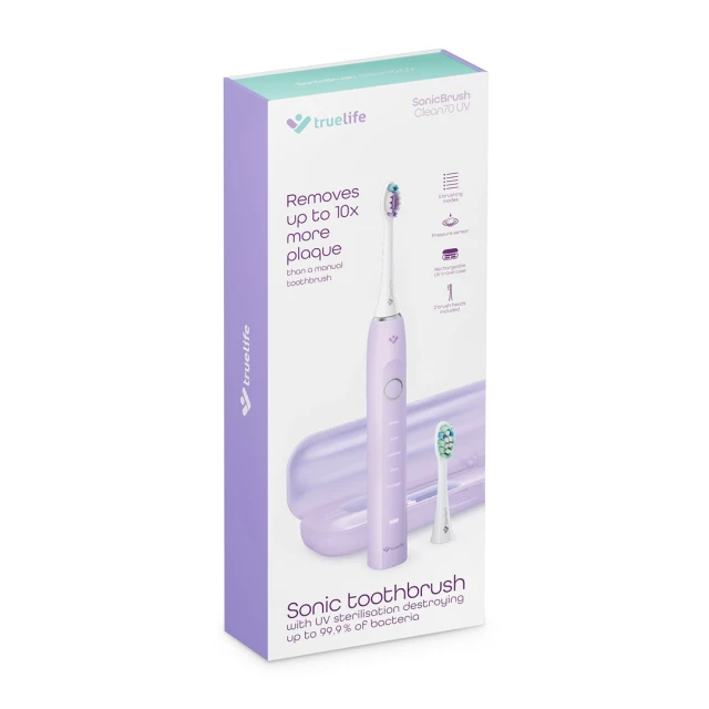 Електрична зубна щітка Truelife SonicBrush Clean70 UV Lavender (8596687100802)
