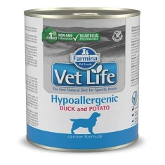 Вологий корм для собак Farmina Vet Life Hypoallergenic з качкою і картоплею 300 г (8606014102802)