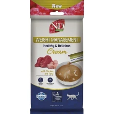 Ласощі для котів Farmina N&D Quinoa Weight Management з куркою та тунцем 60 г (8606014108941)