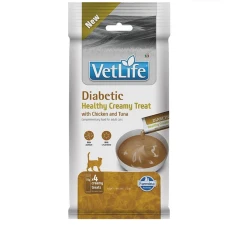 Ласощі для котів Farmina Vet Life Diabetic Creamy Treat з куркою та тунцем 60 г (8606014109016)