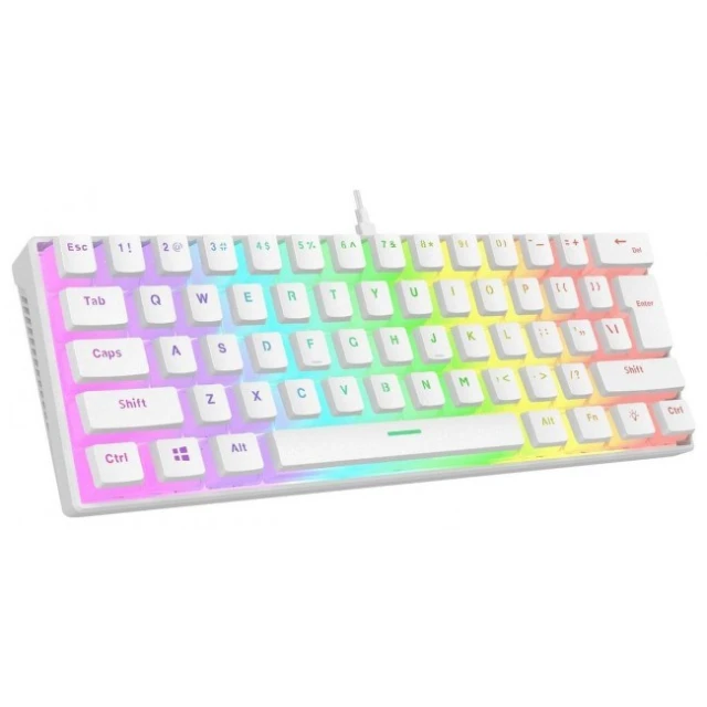 Клавіатура Rampage Radiant K11 механічна ігрова RGB White (8680096124877)
