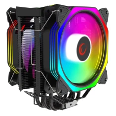 Кулер для процесора Rampage Octagon C60 LGA1700/AM5 1800 RPM 2 вентилятори 120 мм ARGB (8680096124938)