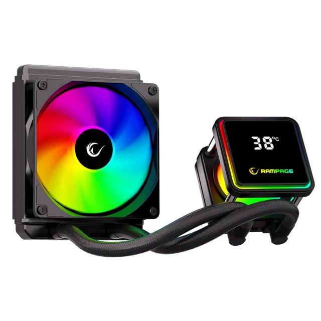 Система водяного охлаждения Rampage Infinite V120 Black (8680096147210)