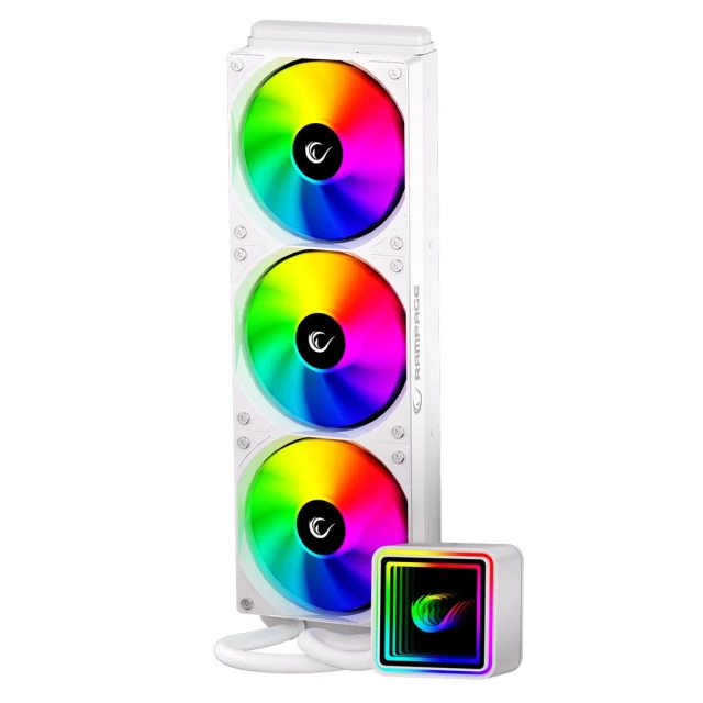 Система жидкостного охлаждения Rampage Infinite V360 White (8680096147265)