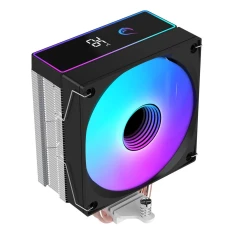 Процесорний кулер Rampage Octagon B70 120 мм ARGB з LCD-дисплеєм температури Black (8680096148583)