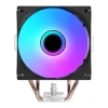 Процесорний кулер Rampage Octagon B70 120 мм ARGB з LCD-дисплеєм температури Black (8680096148583)