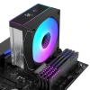 Процесорний кулер Rampage Octagon B70 120 мм ARGB з LCD-дисплеєм температури Black (8680096148583)