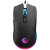 Комплект клавіатура + миша Rampage Fortuna ігровий з килимком 12800 DPI Black (8680096148873)