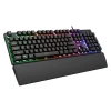 Комплект клавіатура + миша Rampage Fortuna ігровий з килимком 12800 DPI Black (8680096148873)