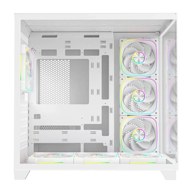 Корпус ПК Rampage Sealite зі загартованим склом 7 вентиляторів ARGB PWM White (8680096150456)